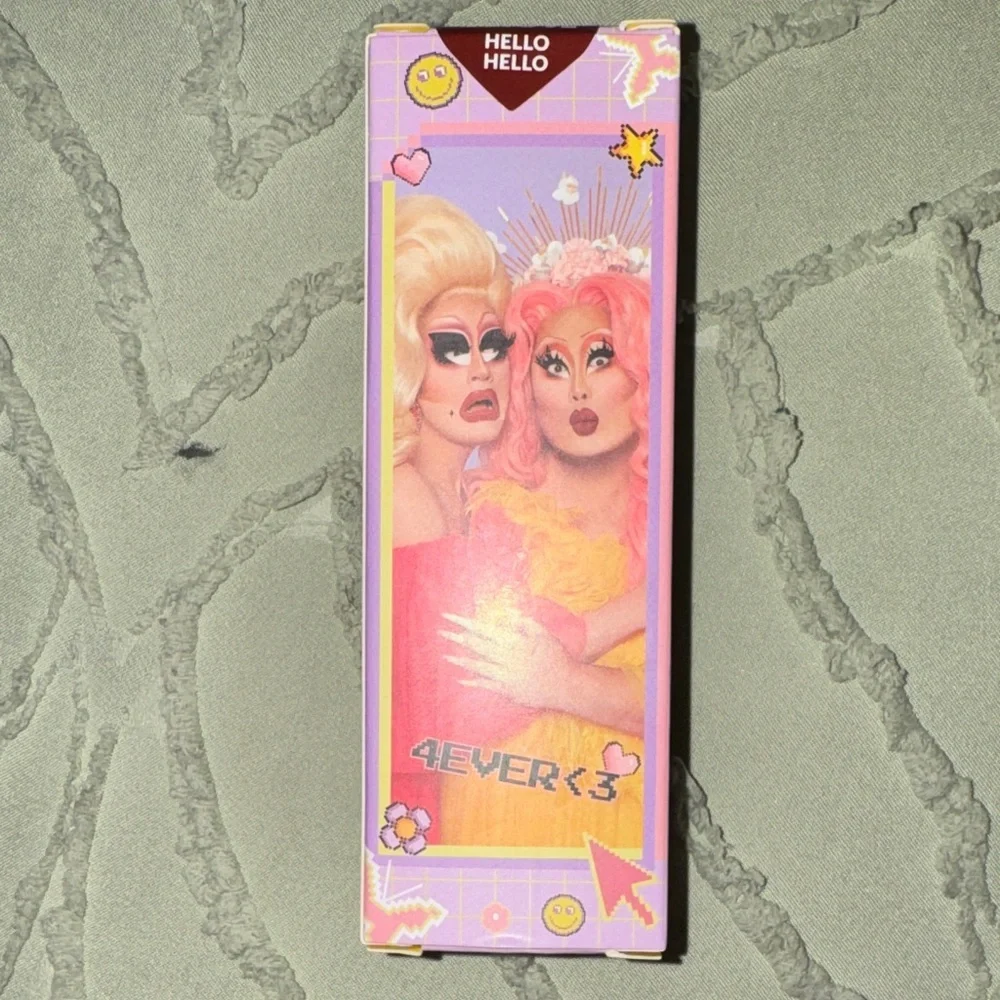 NIB KimChi Chic Trixie Mattel BFF4EVR COLLAB Hello Hello TTYL02 Liquid Lipstick